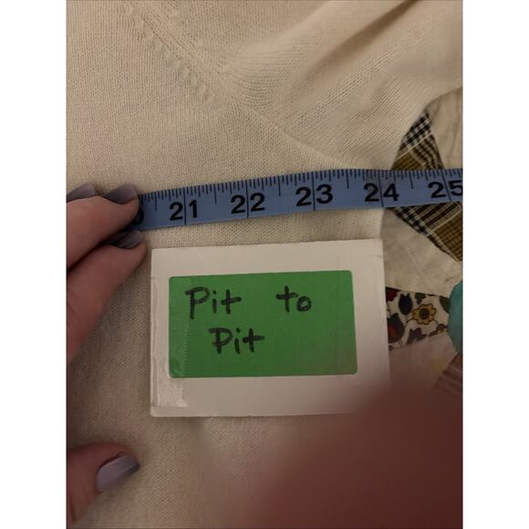 NWT Talbots Classics Womens Pure Cashmere Sweater 2X Cream Classic Quiet Luxury - Picture 6 of 11